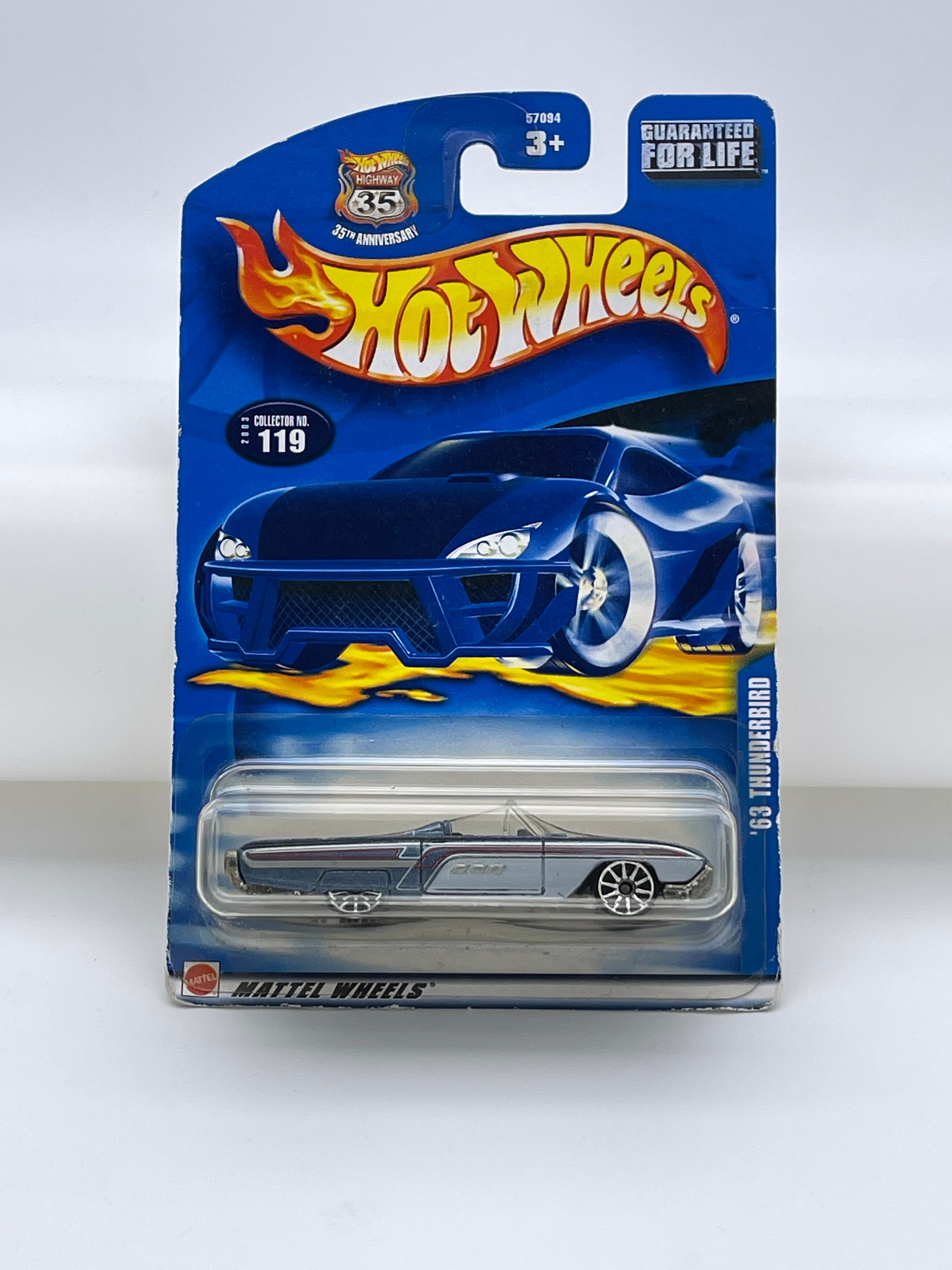 Hot Wheels '63 Thunderbird (Silver) – Hot Box Cars