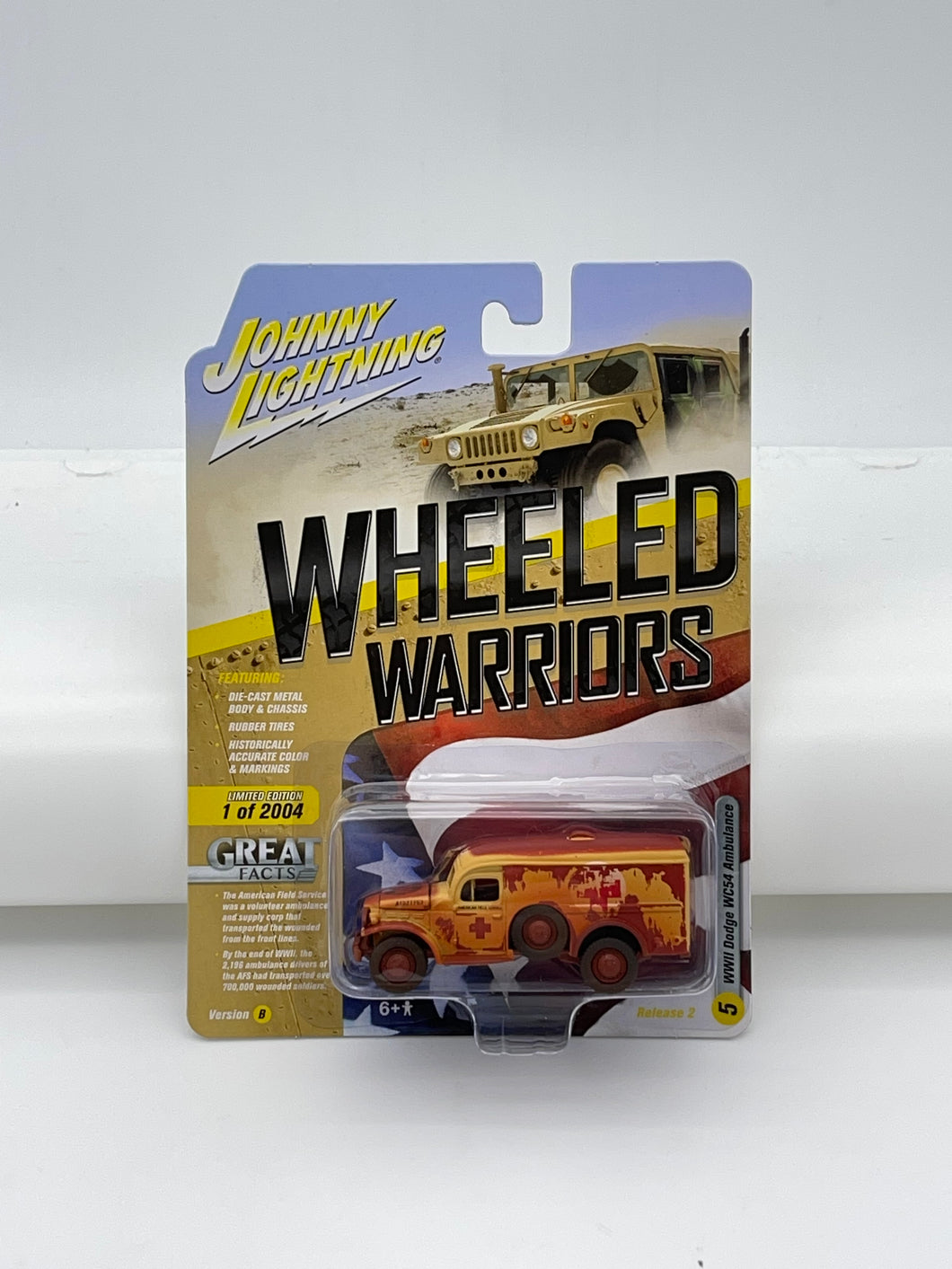 Johnny Lightning WWII Dodge WC54 Ambulance
