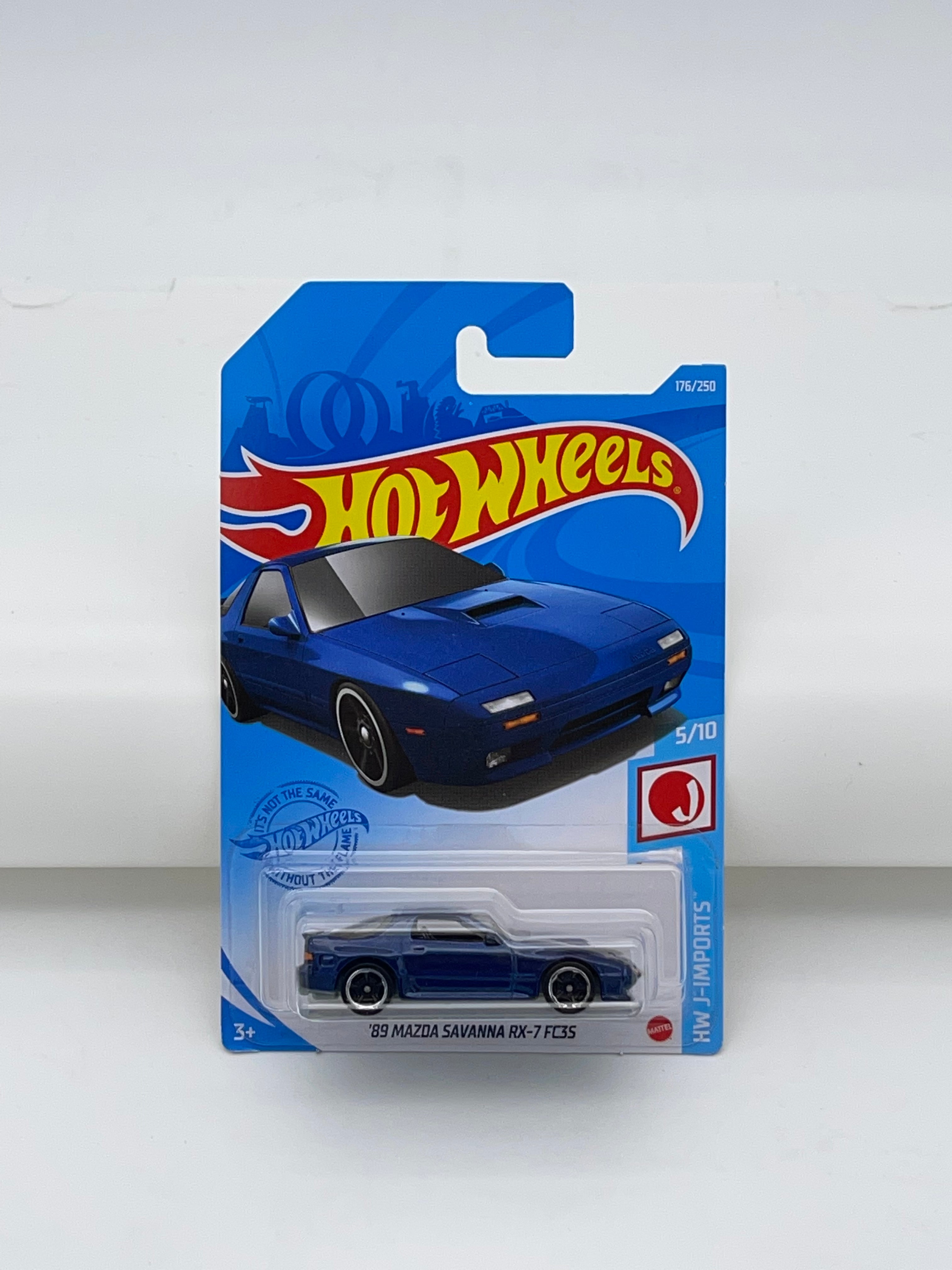 Hot Wheels '89 Mazda Savanna RX-7 FC35 (Blue) – Hot Box Cars
