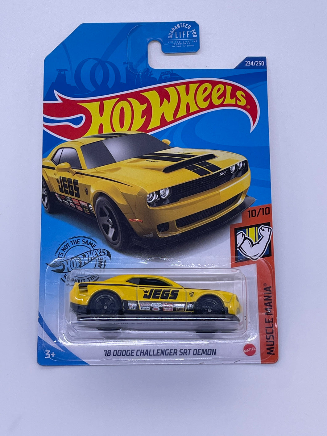 Hot Wheels ‘18 Dodge Challenger SRT Demon (Yellow)