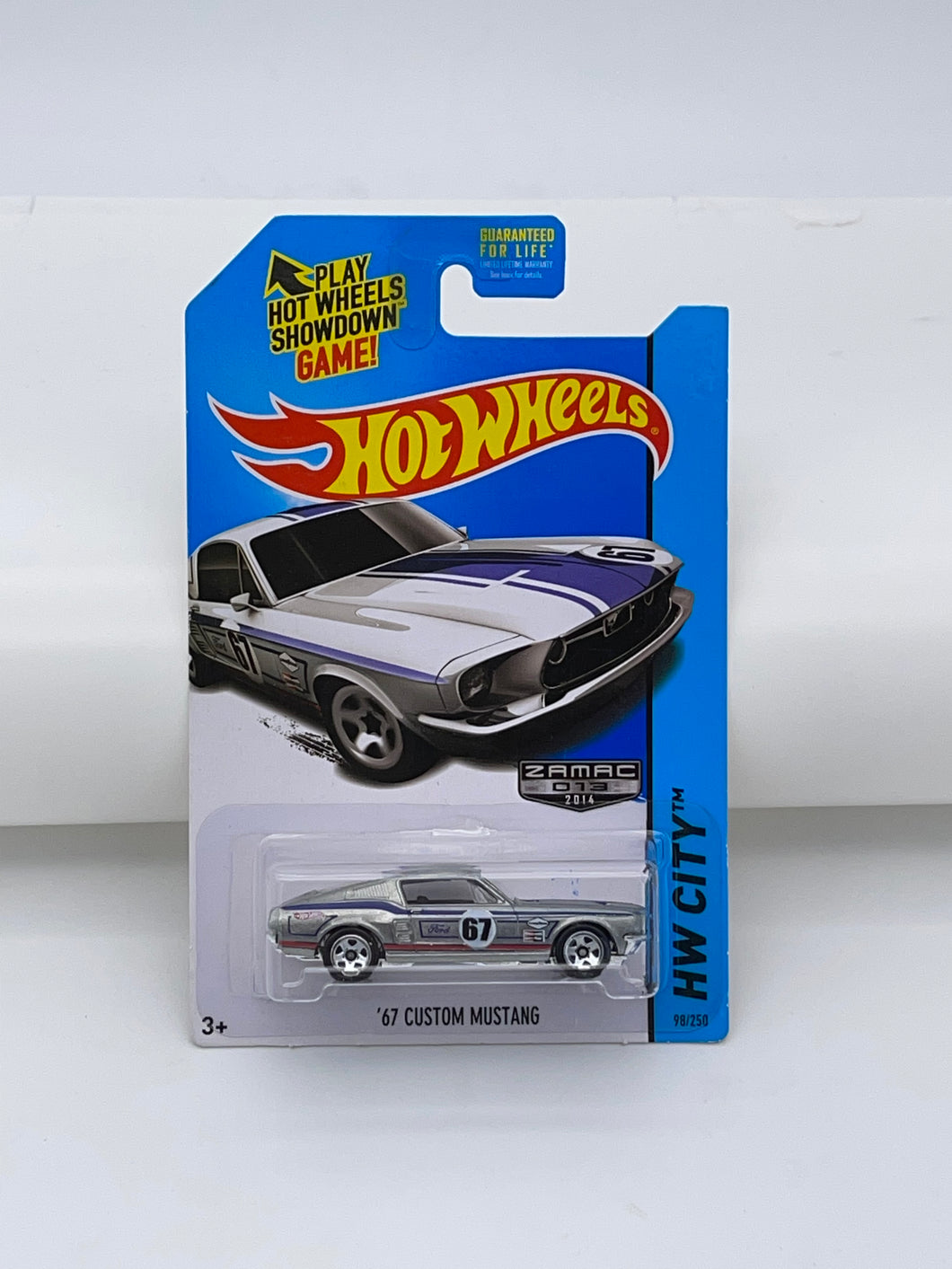 Hot Wheels ‘67 Custom Mustang - ZAMAC