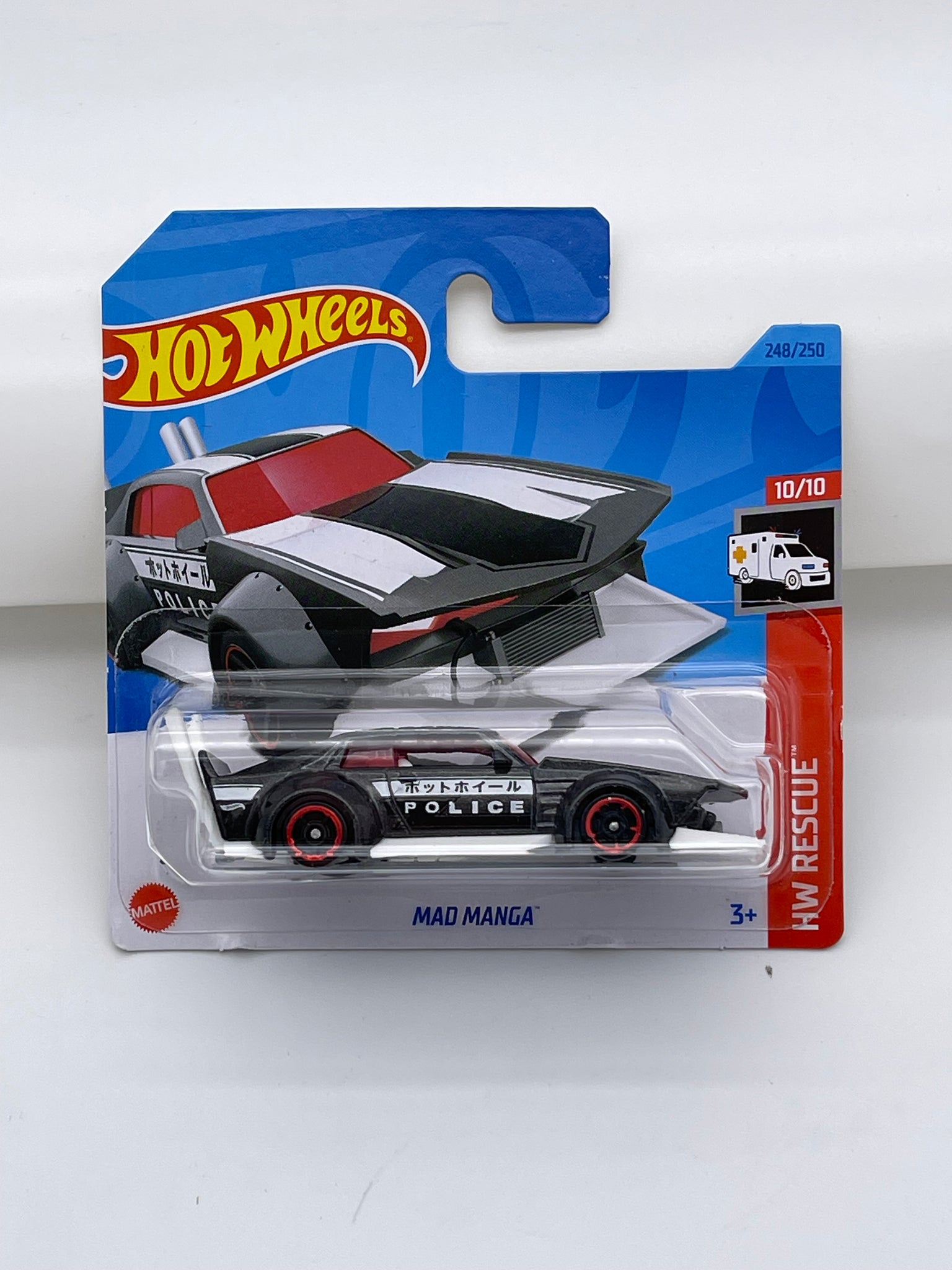 Hot Wheels Mad Manga Short Card Hot Box Cars