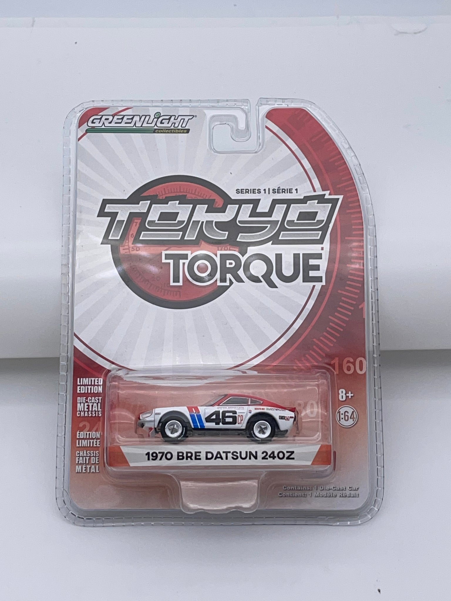Greenlight 1971 Datsun 240Z – 1:64 Tokyo Torque Serie, Dunkelorange, Sammlerstück