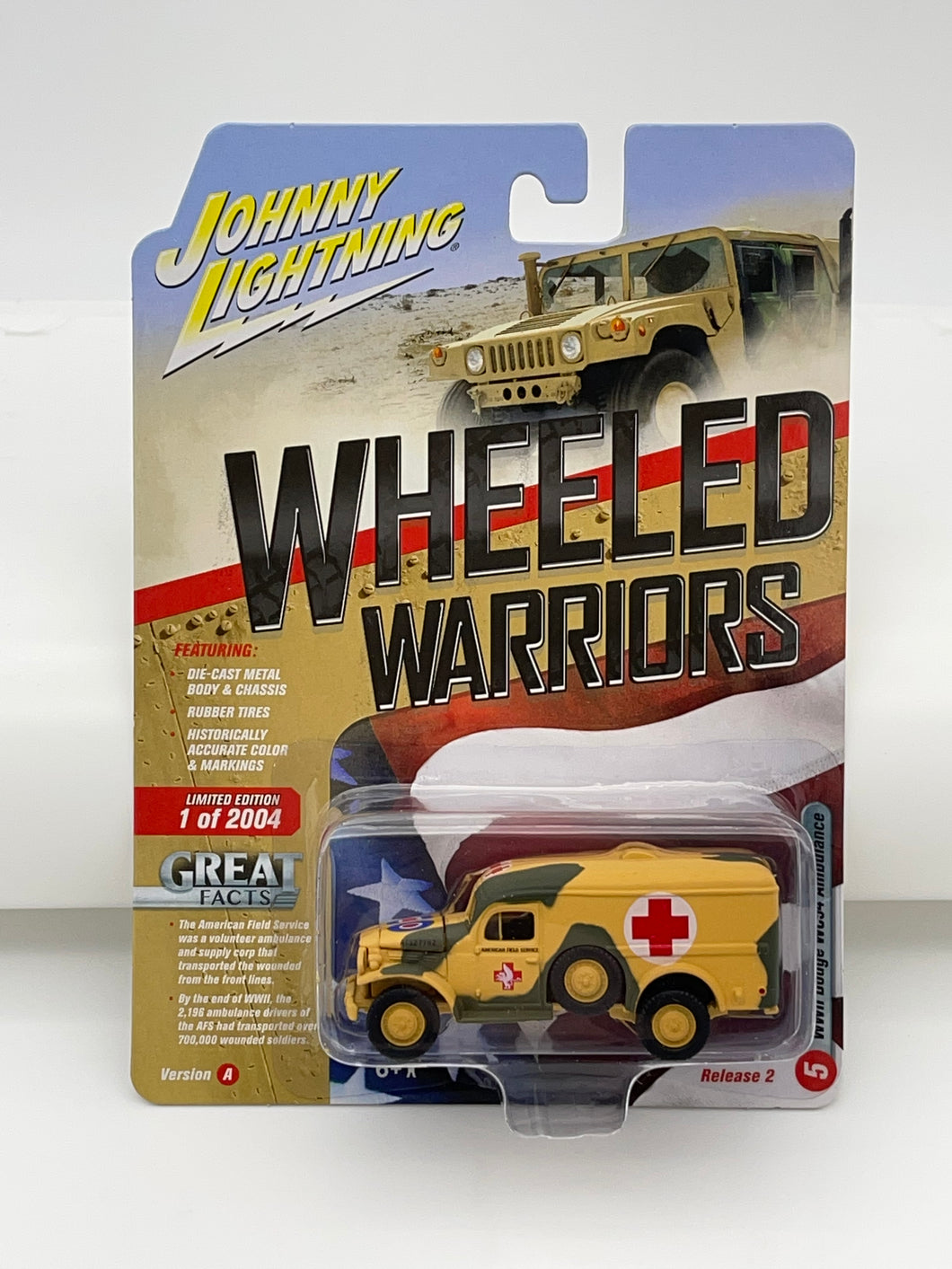 Johnny Lightning WWII Dodge WC54 Ambulance